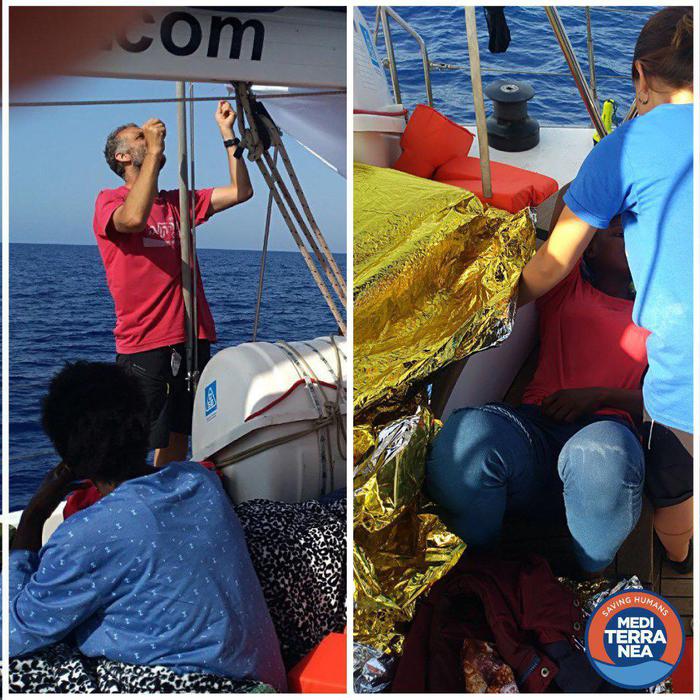 100 coperte termiche per i naufraghi a bordo