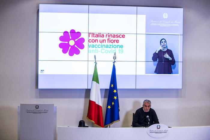 Covid Un Fiore Simbolo Campagna Vaccini Anticovid Cronaca Ansa