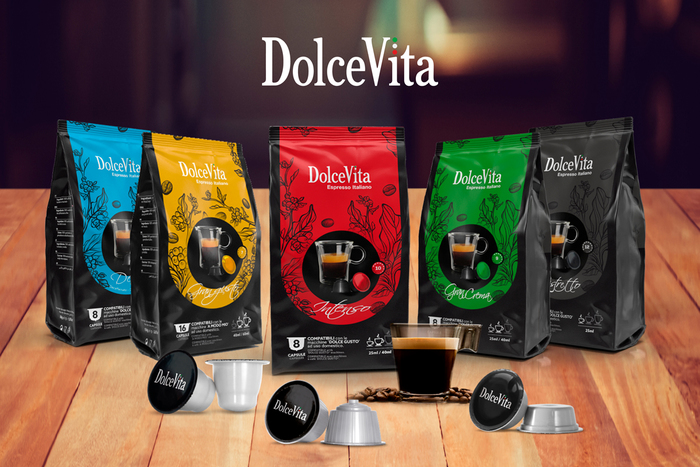 Espresso come al bar anche a casa? DolceVita presenta le sue nuove linee di  capsule compatibili - Canale Terra e Gusto 