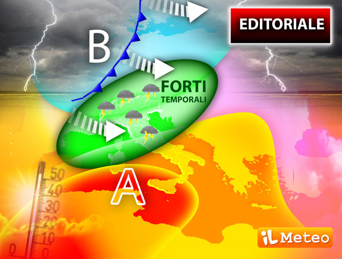 Meteo:nubifragi A Centro-Nord Per 36 Ore,poi Torna Bel Tempo