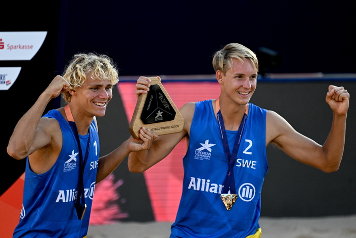 David Ahman E Jonatan Hellvig Oro Nel Beach Volley - Sport - Ansa.it