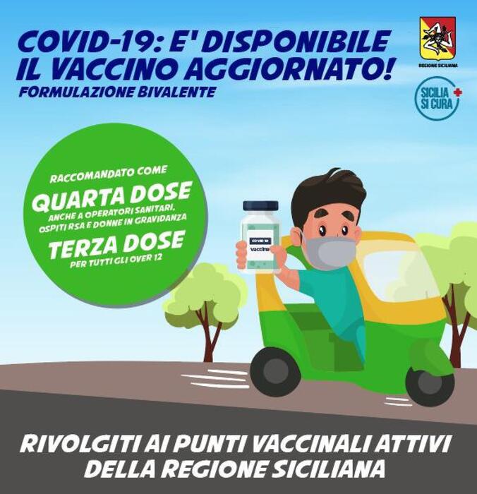 Vaccini: In Sicilia Via A Prenotazioni Per Dose Aggiornata - Sicilia ...