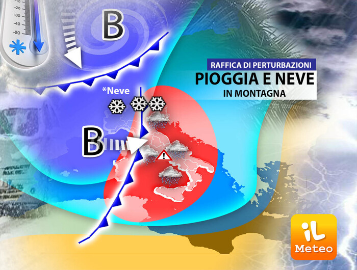 Meteo: Settimana Con 3 Perturbazioni, Nuovi Nubifragi E Neve - Notizie ...