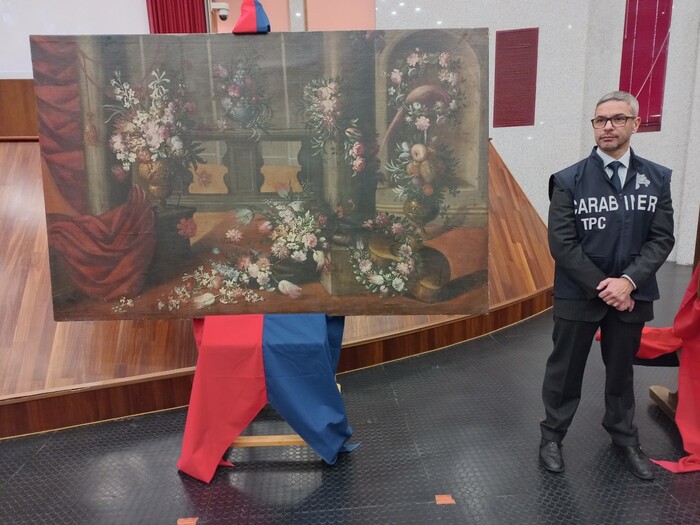 Sette opere d arte rubate recuperare dai Carabinieri Notizie