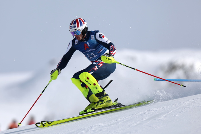 Dave Ryding Nello Slalom Di Coppa Del Mondo A Gurgl, Austria - Sport ...