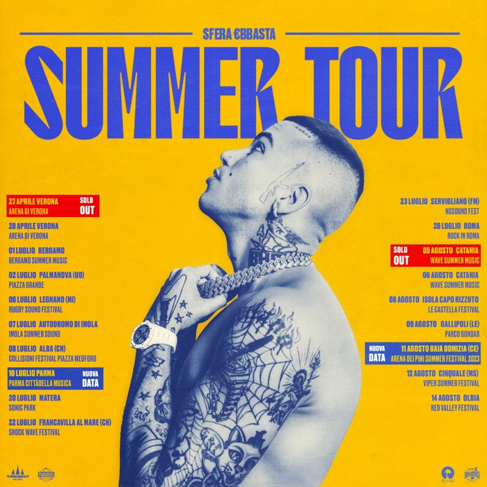 SFERA EBBASTA: Dopo il successo delle prime date di Rimini e