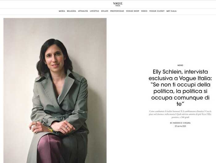 Diritti, politica, e look, l'intervista di Schlein a Vogue - Politica - ANSA