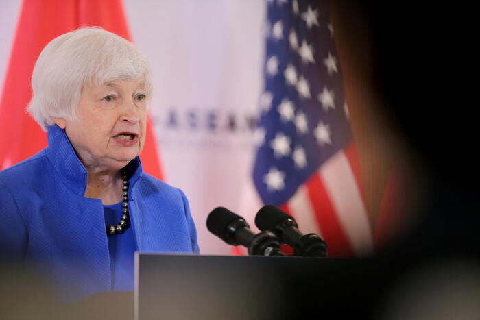 Yellen: Rysslands krig kastar en skugga över ekonomin, och vi tittar på Kina.