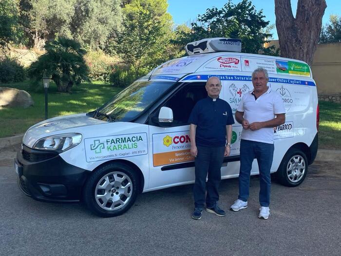 Alla Caritas Cagliari nuovo furgone per distribuire alimenti – Notizie