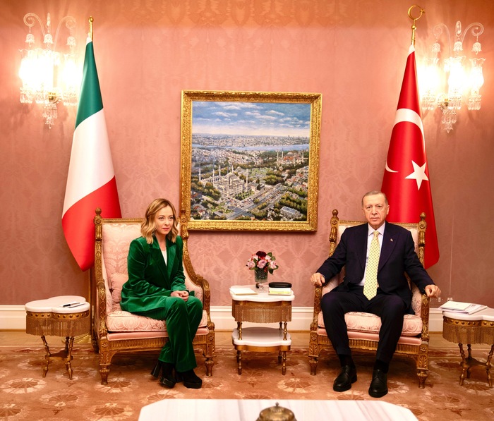 Meloni meets Erdogan in Istanbul