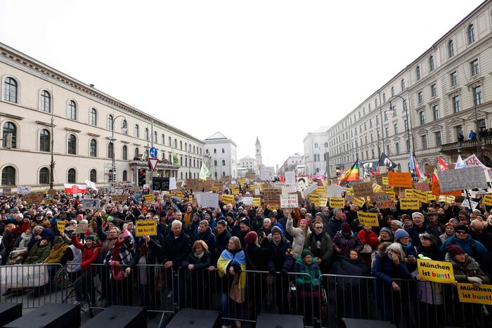 In Munich, thousands take to the streets against the far right - News ...