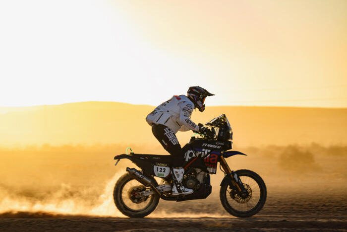 Aprilia Also Wins The Second Stage At The Africa Eco Race Two Wheels The Limited Times