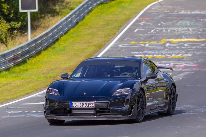 The new Taycan is the fastest electric Porsche at the Nürburgring ...