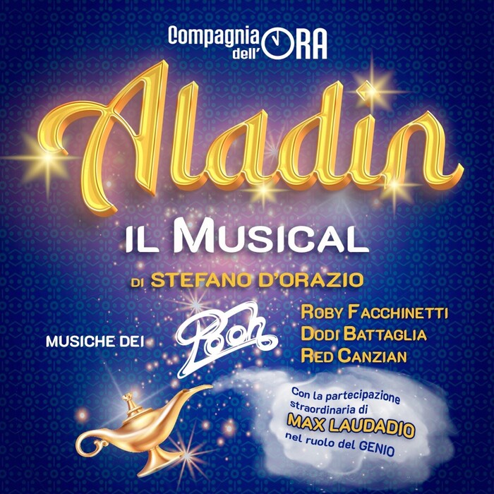 Torna dopo 10 anni il musical Aladin, Laudadio è il genio