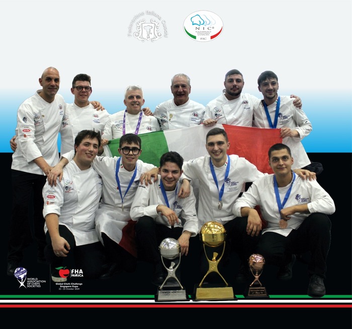 Nazionale Italiana vince la Coppa del Mondo di Cucina e Pasticceria