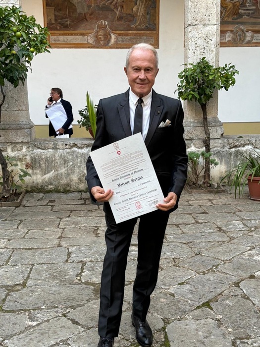 A Sergio Valente laurea honoris causa in Scienze di Estetica