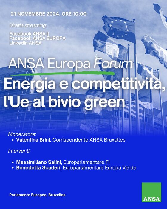 Nuovo Forum ANSA sulle politiche green, energia e competitività – Altre news – Ansa.it