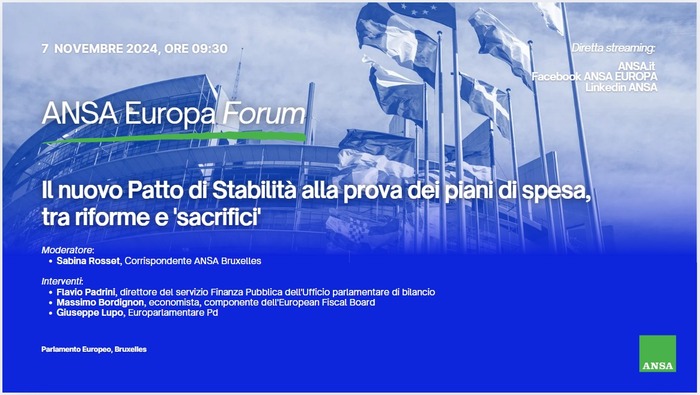 Il patto di stabilità, tra riforme e sacrifici: forum di ANSA Europa – La voce degli Eurodeputati – Ansa.it