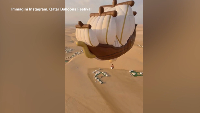 Mongolfiere di ogni forma e colore volano nel cielo del Qatar – Mondo – Ansa.it