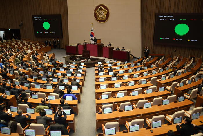 Corea Sud, 'voto su impeachment Yoon atteso in settimana'