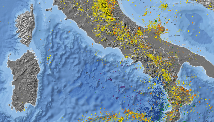 Nuova Carta della Sismicità in Italia, 72mila eventi in 25 anni