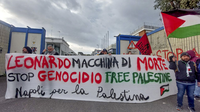 Sit-in Di Protesta Alla Leonardo, 'stop Armi Ad Israele' - Notizie ...