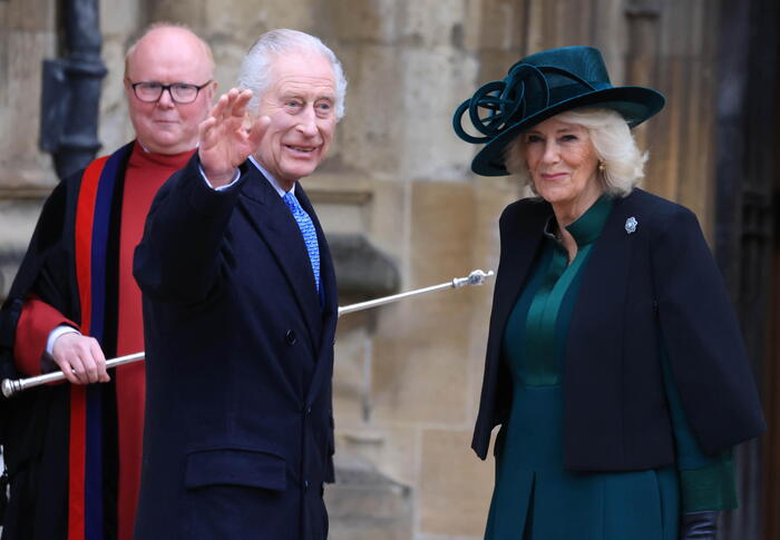 Carlo con Camilla alla tradizionale messa di Pasqua a Windsor – Europa – Ansa.it