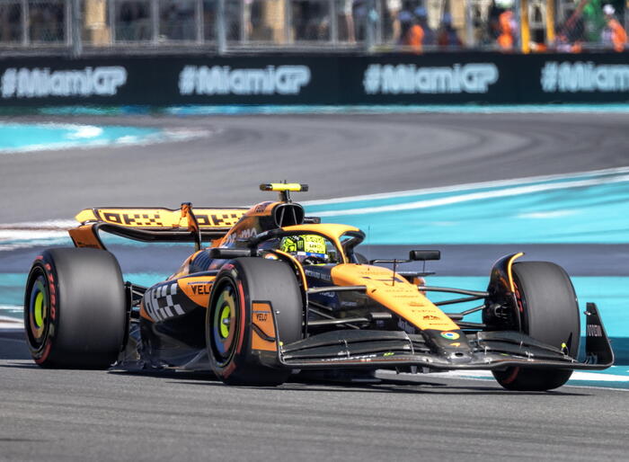 Norris vince il Gp di Miami, davanti a Verstappen e Leclerc