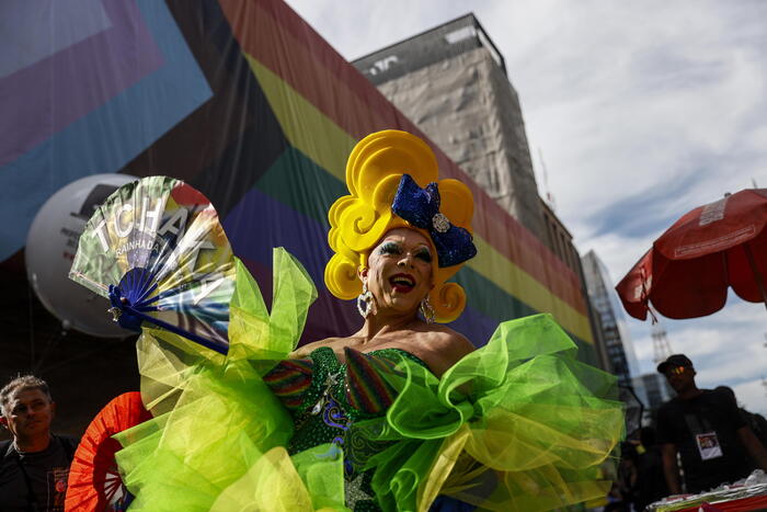 Oltre tre milioni per la parata dell'orgoglio Lgbt+ a San Paolo