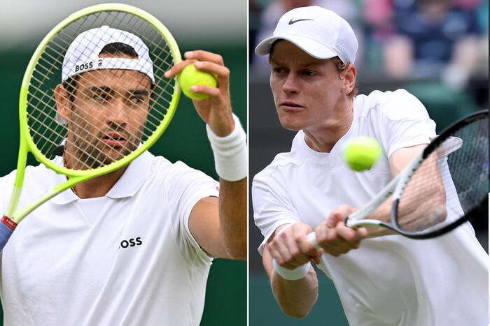 Wimbledon: in campo Sinner-Berrettini 3-3 nel primo set - DIRETTA