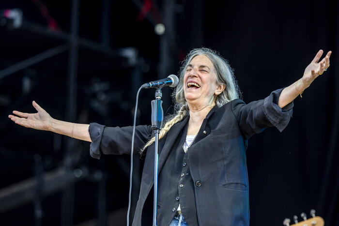 Patti Smith, 'sto bene e stasera torno a cantare'