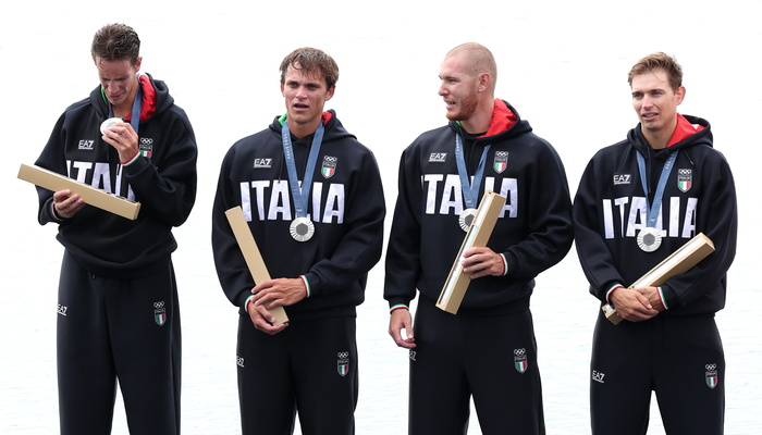 Olympics: Italy win silver medals in rowing, shooting