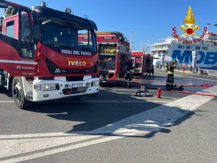 Flames on the ferry in Piombino, 274 passengers were evacuated – News