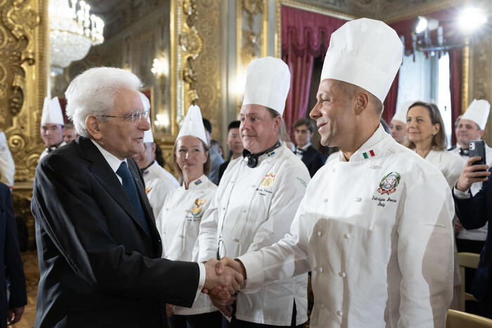 Diplomazia a tavola, Mattarella riceve gli Chef dei presidenti – Istituzioni – Ansa.it