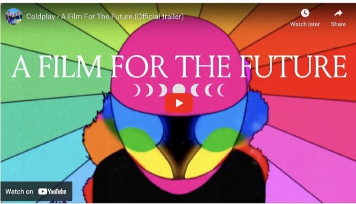 I Coldplay annunciano la première di A Film for the Future