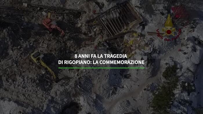 Otto anni fa la tragedia di Rigopiano: la commemorazione