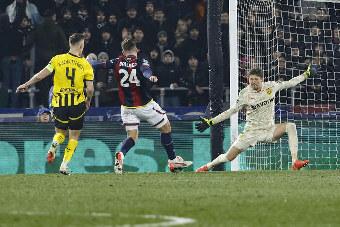 Champions League: Bologna-Borussia Dortmund 2-1