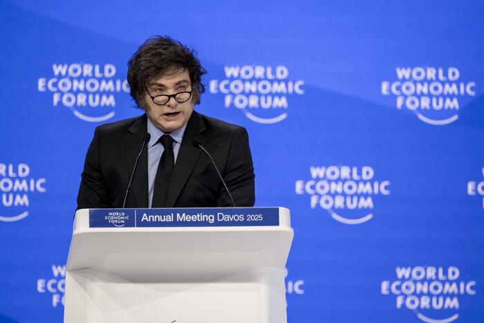 Milei: 'Anche a Davos promossa la 'sinistra agenda woke'. Con me Trump. Musk e Meloni'