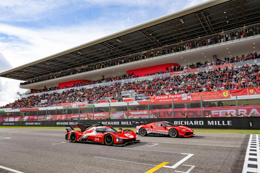 Finali Mondiali Ferrari celebrano titolo a Le Mans e 499P modificata - RIPRODUZIONE RISERVATA