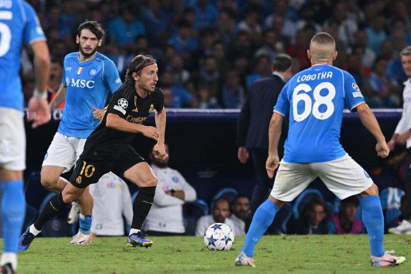 occer: UEFA Champions League; Napoli-Real Madrid - RIPRODUZIONE RISERVATA