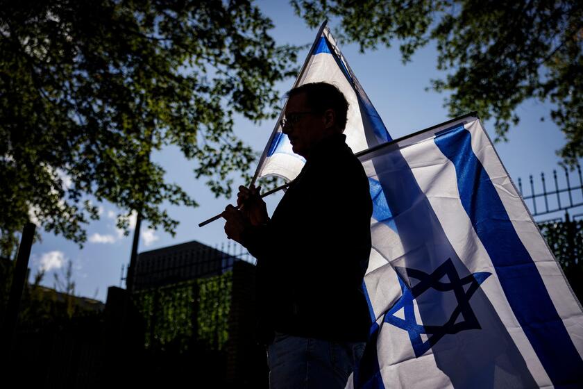A Washington manifestazione di supporto per Israele © ANSA/Getty Images via AFP