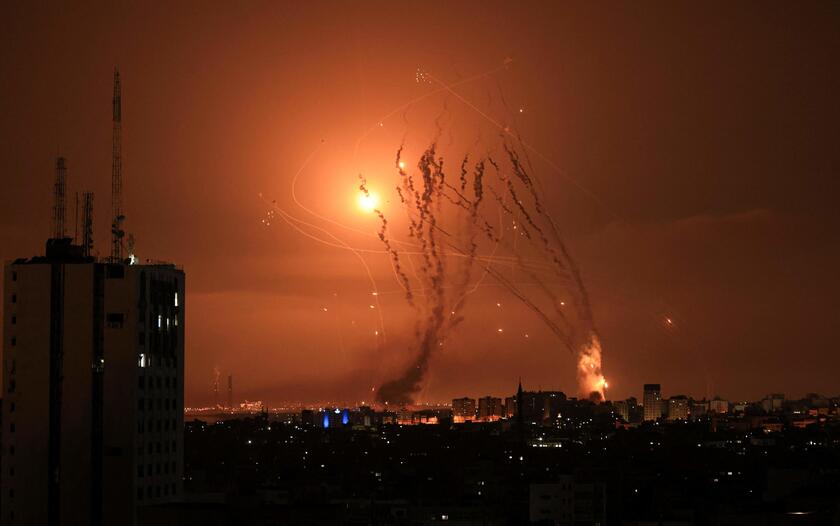 Nuove sirene di allarme anti missili nel centro di Israele © ANSA/AFP