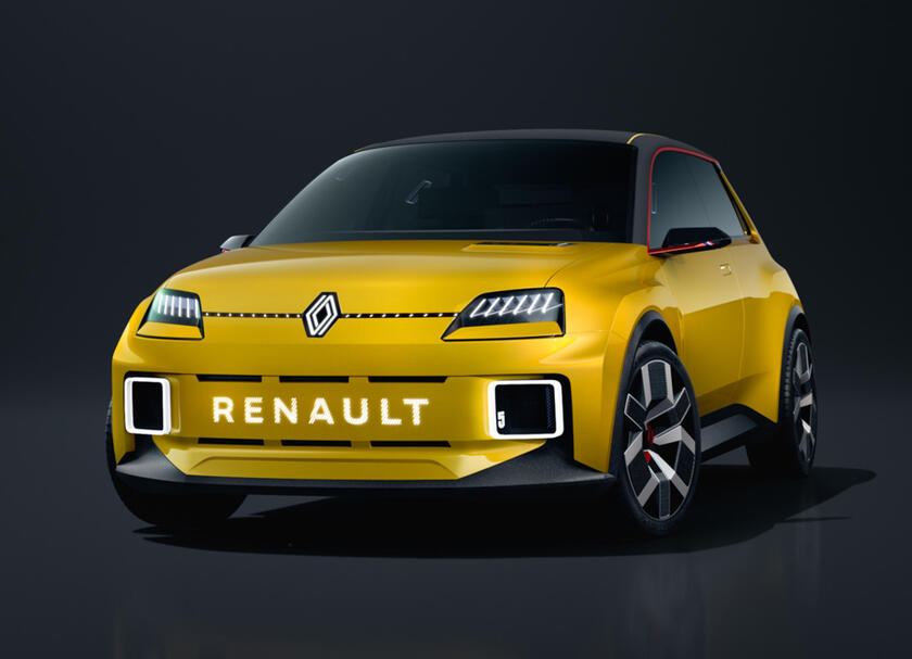 Per l 'elettrico Renault punta sul look dei miti del passato © ANSA/Renault