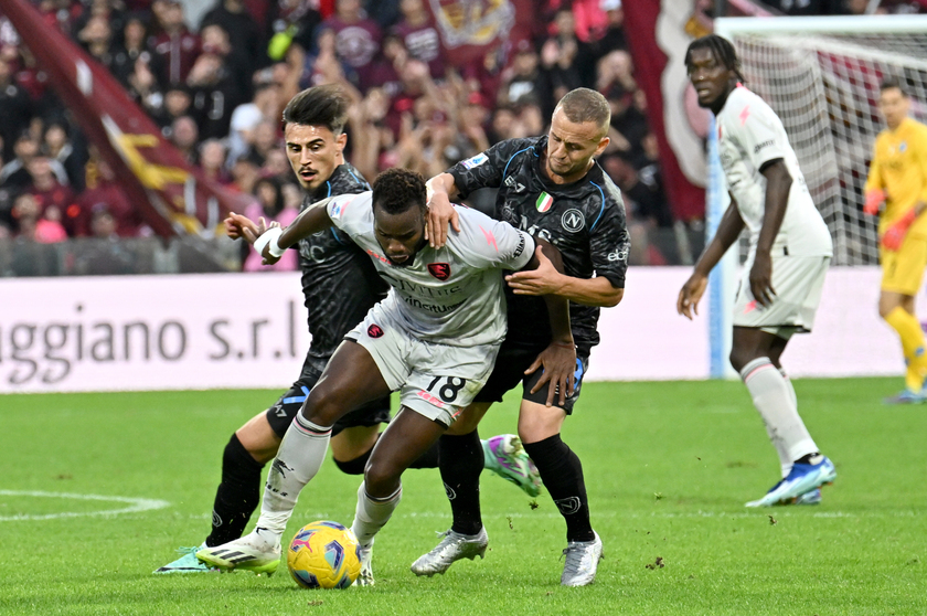 Serie A: soccer match: Salernitana vs Napoli - RIPRODUZIONE RISERVATA