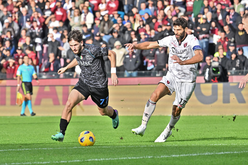 Serie A: soccer match Salernitana vs Napoli - RIPRODUZIONE RISERVATA