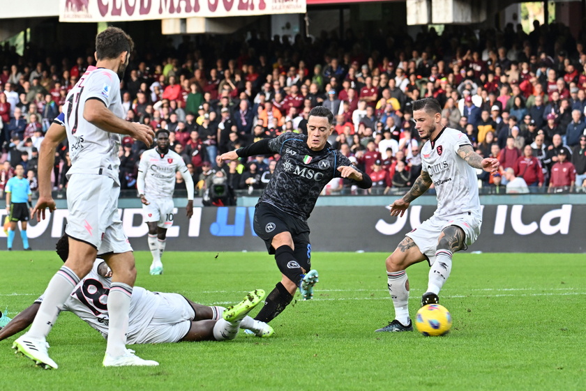 Serie A: soccer match Salernitana vs Napoli - RIPRODUZIONE RISERVATA