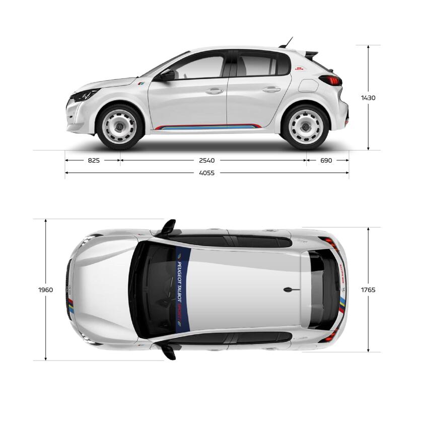 Nuova 208 Rallye - RIPRODUZIONE RISERVATA