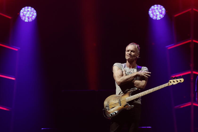 Sting in concert in Pamplona © ANSA/EPA