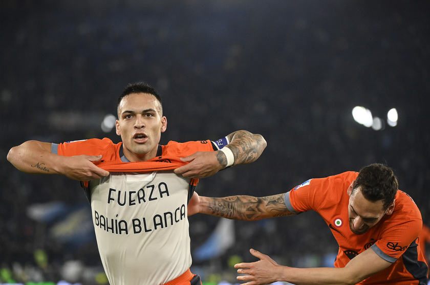 Lazio-Inter: Lautaro gol e dedica alla tragedia di Bahia Blanca - RIPRODUZIONE RISERVATA
