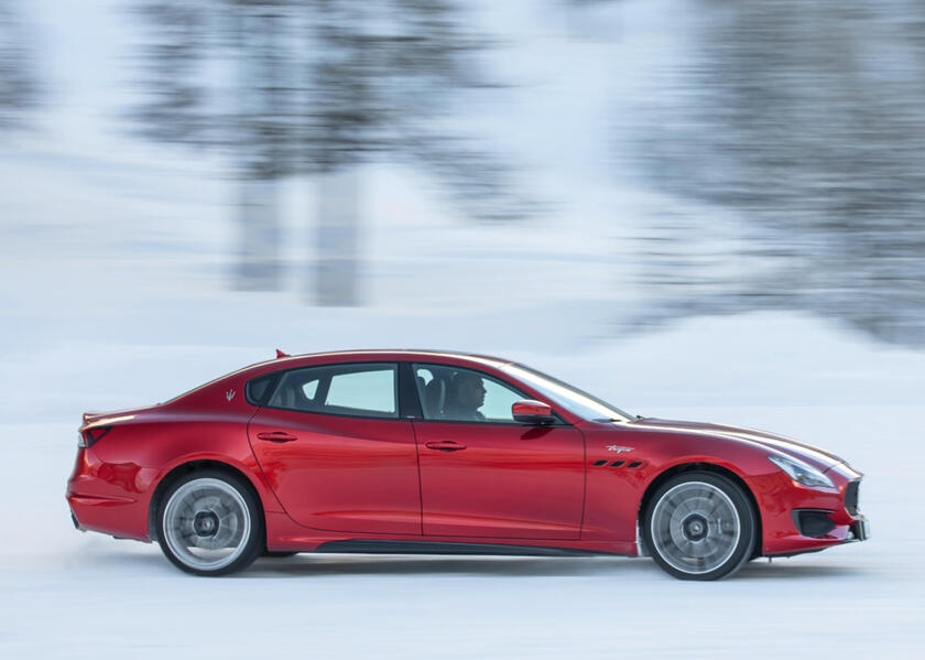 Il poderoso V8 comune denominatore dei tre gioielli del Tridente © ANSA/Maserati